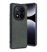 Xiaomi Redmi Note 14 Pro 4G Kılıf Aras Deri Kapak - Koyu Yeşil
