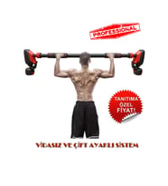 BX Çift Ayaklı 92-120CM Kapı Arası Barfiksi Koridor Arası Barfix Demiri - Koridor Barfixi