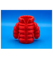 Alvera Şişme Mont Kalemlik – 3D Baskı Masaüstü Organizer-Kırmızı