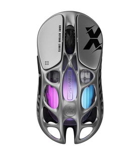 GravaStar Mercury X RGB 32.000 DPI Optik Gaming Mouse, Kablosuz, Interstellar Silver