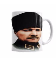Mustafa Kemal Atatürk Kupa Bardak Porselen