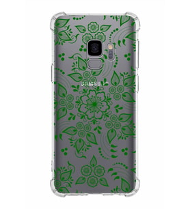 Samsung Galaxy S9  Köşe Korumalı Antişok Kapak Nostalji Desen Tasarımlı Şeffaf  Kılıf