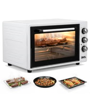 Akel AF930L 45 lt Gri Midi Fırın, İç aydınlatmalı, Zaman Ayarlı, Izgara ve Fırın, 2 Tepsi 1 Tel Izgara