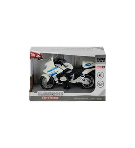 1:20 Ölçekli City Rescue Racing Winer Motosiklet Modeli