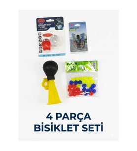 4 parça bisiklet seti bisiklet aksesuarı