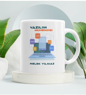 Yazılım Mühendisi Kupa Bardak Beyaz