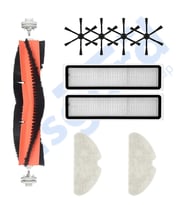 Dreame D10S, D10S PRO, D9 MAX GEN2 Uyumlu 1 Ana Fırça 4 Yan Fırça 2 Filtre 2 Mop PKT-iasgf0000243