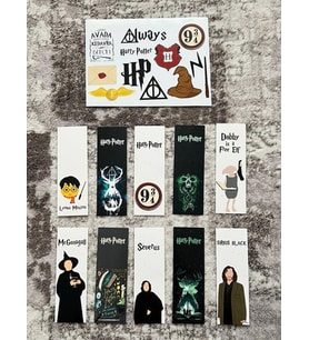 HP Kitap Ayraç Ve Stickers Çıkartma Seti PYTKSTKRYRC12