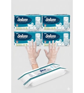 ÖNLEM BEL BANTLI SMALL 120 ADET MENDİL VE ELDİVEN HEDİYELİ