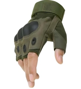 Single Sword Yarım Parmak Taktik Eldiven Bisiklet Motosiklet Outdoor Eldiven 2XL//HAKİ