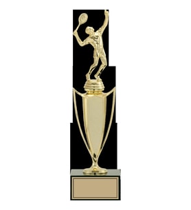 ODAK KUPA - Figürlü Kupalar - Tenis Erkek Figürlü Kupalar FG-039 A - 36 cm