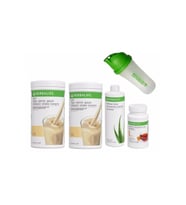Set 2 Adet Vanilya Shake 1 Ad. Aloevera 1 Ad. Şeftali Çay 50 gr Ve Shaker