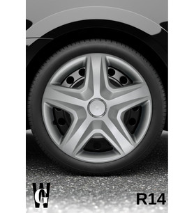 Audi A3 14 İnç Jant Kapağı (4 ADET) Gri G103