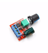 5A 35V Mini Dc Motor Pwm Potlu Hız Kontrol Devresi 90 Watt Açma Kapama Butonlu Ayarlanabilir Voltaj