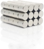 Neodyum Mıknatıs Silindir yuvarlak d10x10 mm - 10 adet - Güçlü Neodyum