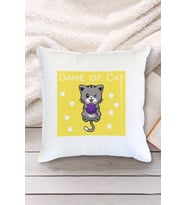 Game Of Cat Kedi Tasarımlı Yastık