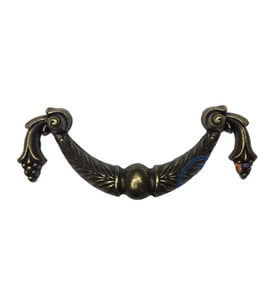 Dekoratif Zamak Üzümlü Kulp - 64mm,  Antik, 1 Adet TG-V 4993