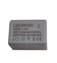 3x1 Watt 320mA 3V-12V Plastik Led Driver 5 Adet