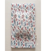 More Home % 100 pamuklu Bebek 90x90 Müslin örtü +35x45 Yastık Kılıfı Çiçek Desenli