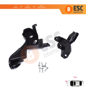 Citroen C4 MK2 B7 NC 2009-2018 DS4 MK1 NX 2010-2015 6212H0 İçin Sağ Ön Far Ayak Tamir Seti