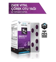 Zade Vital Çörek Otu Yağı 60 Kapsül