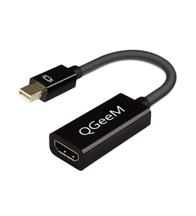 Laptop, Monitör, Bilgisayar, 4K Akıllı Televizyon İçin Mini DisplayPort'dan HDMI'ya Aktarım Kablosu (Siyah)