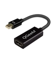 Laptop, Monitör, Bilgisayar, 4K Akıllı Televizyon İçin Mini DisplayPort'dan HDMI'ya Aktarım Kablosu (Siyah)