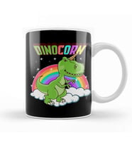 Dinocorn Cute Dinosaur & Unicorn Unisaur Kupa Bardak Porselen