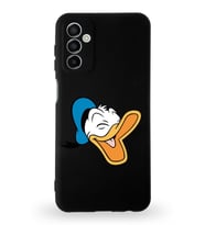 Samsung Galaxy M13 Uyumlu Lansman Kılıf Altı Kapalı İçi Kadife  Donald Duck-E Tasarımlı  Kapak (Şeffaf)