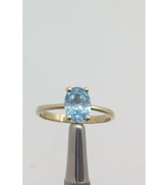 HAWAİİ AKUAMARİN TEKTAŞ YÜZÜK  - AK395