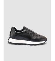 %100 Hakiki Deri Siyah Kadın Sneaker