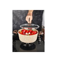 Falez Creamy Granit 28 Cm Derin Tencere