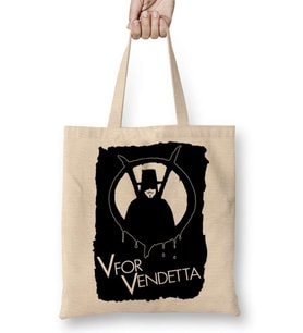 V For Vendetta Bez Çanta Uzun Saplı