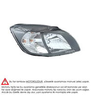 LEOPARTS Kia Rio Far Lambası Sağ (Elektrikli / Motorsuz) 2009-2011 92102-1G630