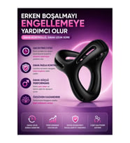 Ultra Esnek Yapıda Elastik Yumuşak Silikon Rahat Takılabilir Süper Testis Penis Halkası