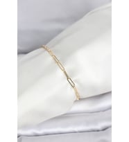 Tegan CM 14K Gold Renk Ataç Zincir Model Kadın Bileklik TG27BB8283 (Çok Renkli)