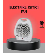 Mini Elektrikli Isıtıcı 2000w – Termostatlı Fanlı Isıtma, Taşınabilir Tasarım