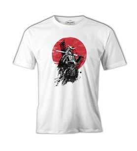 Japon Savaşçı - Sword Beyaz Erkek Tshirt