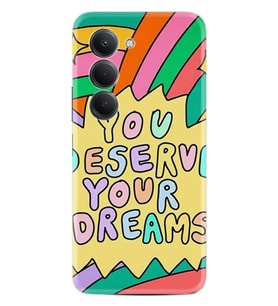 Xiaomi Redmi 15 Kılıf Boutique Baskılı Resimli You Deserve Pcode -056