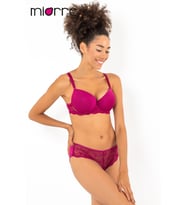 Miorre Push-Up Dolgulu Dantel Detaylı Sütyen Takım