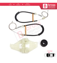 Citroen C Elysee Peugeot 301 için Ön Sağ Cam Kriko Set 9677416880