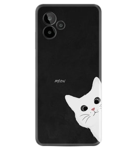 General Mobile GM 24 Pro Kılıf Resimli Desenli Silikon Platinium Series Çılgın Kedi 1895