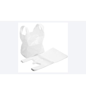 ŞeyliŞeyler - A Kalite Beyaz Manav Atlet Poşet 30 X 60 cm Büyük Boy 10 kg