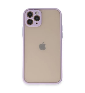 Apple iPhone 11 Pro Kılıf Montreal Silikon Kapak - Mor