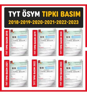 2024 YKS-TYT ÖSYM Çıkmış Soru Tıpkı Basım Türkiye Geneli 6lı Dijital Çözümlü Den