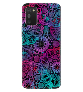Samsung A02S A03S A10 A12 A13 A21S A22 Kılıf Desenli Silikon Colurful Mandala 1667