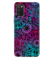 Samsung A02S A03S A10 A12 A13 A21S A22 Kılıf Desenli Silikon Colurful Mandala 1667
