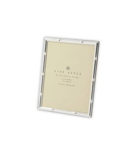 Life Style Metal Photo Frame 6x8inches Silver Plated Gümüş Çerçeve 15x20cm