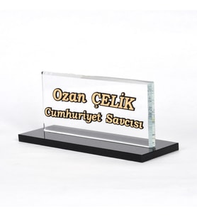 Ekonomik Sade Model Modern Ofis Masa Dekoru (K.KURSUN-KAHVE)
