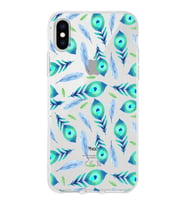 PrintiFy Apple  iPhone XS Max ile Uyumlu 1mm Slim Fit Nazar Boncuğu 3 Baskılı Şeffaf  Kılıf
